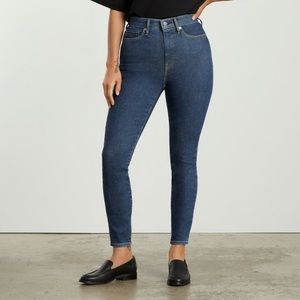 Everlane Way High skinny Jean dark blue size 29 barely worn like new